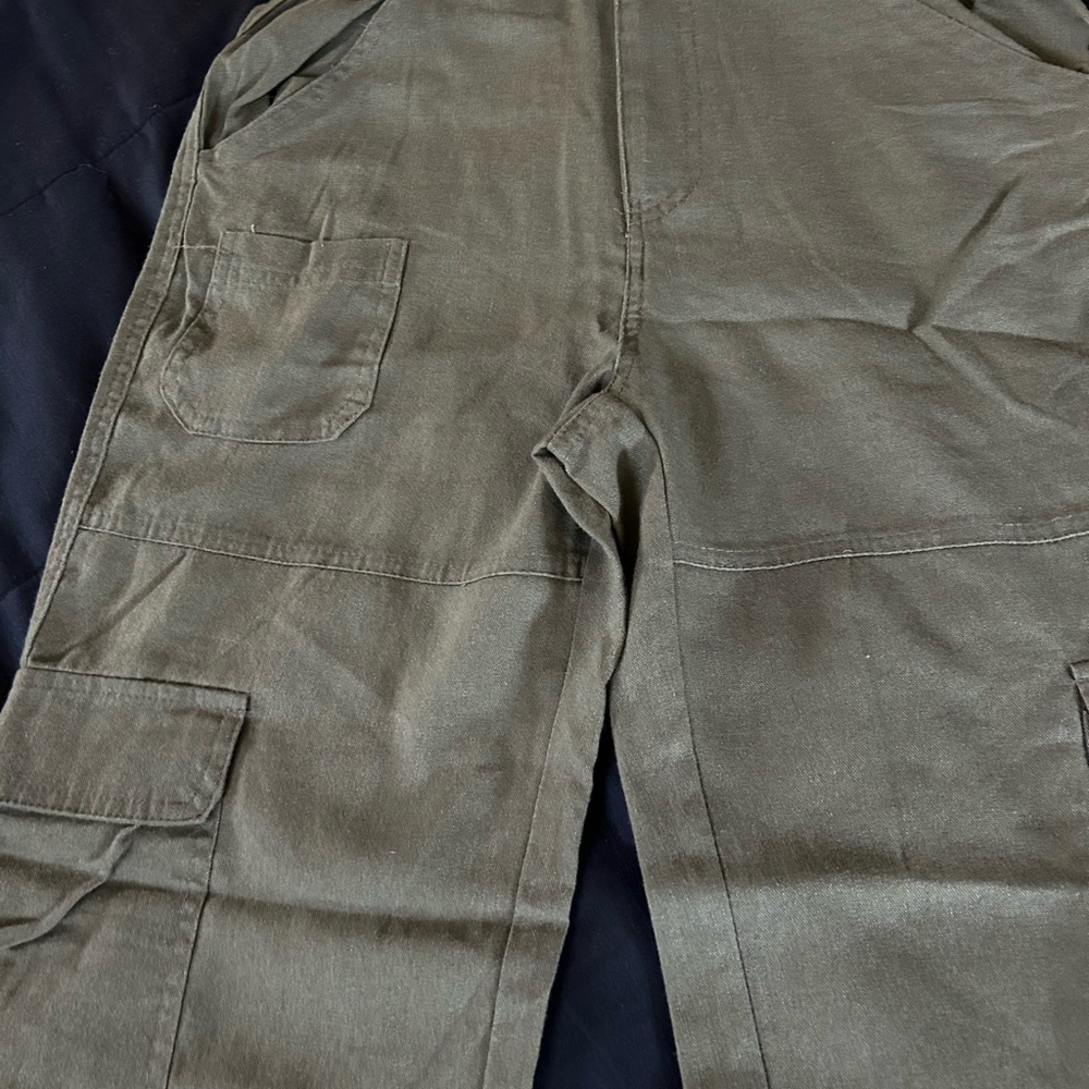 St. John's Bay Green Wide Leg Pants